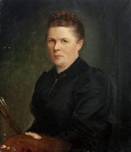 Autorretrato de Anna Stainer Knittel